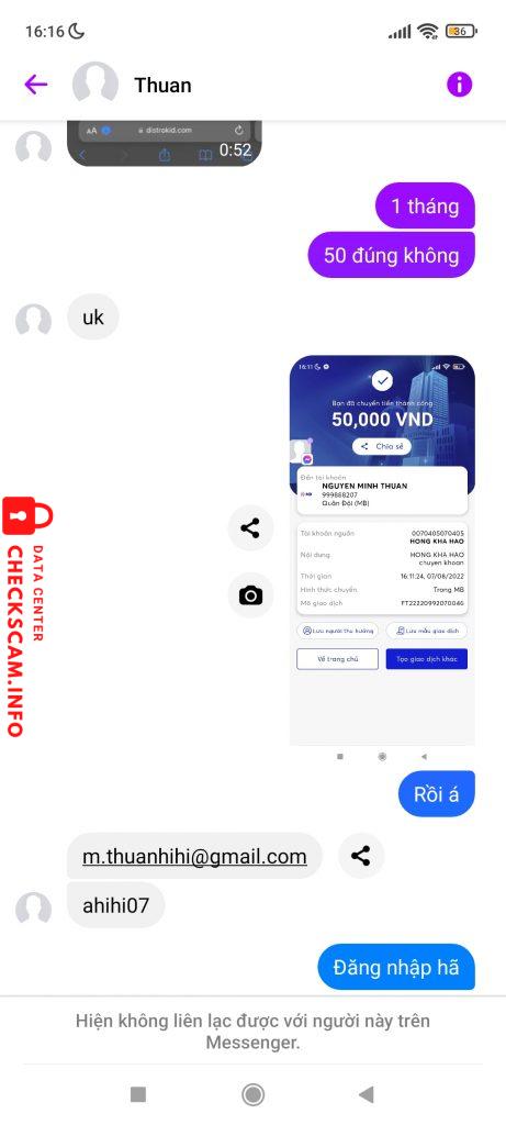 Ebidensya laban sa NGUYEN MINH THUAN