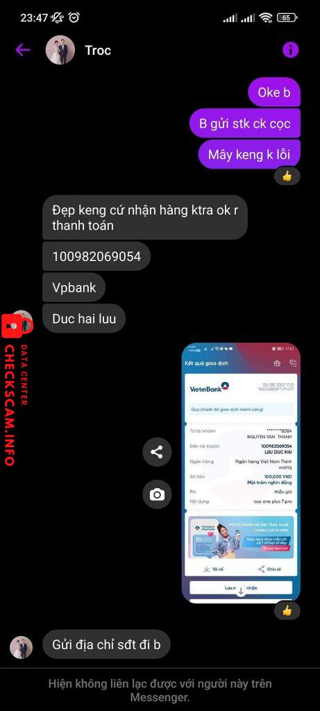 Ebidensya laban sa Luu Duc Hai