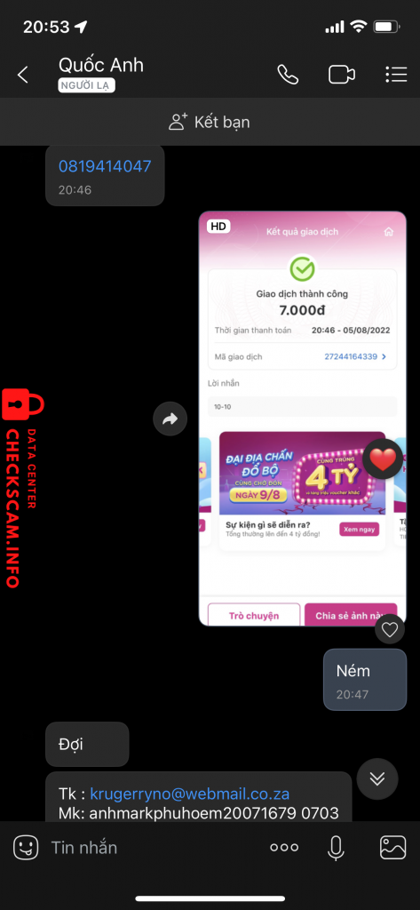 Ebidensya laban sa Quốc Anh