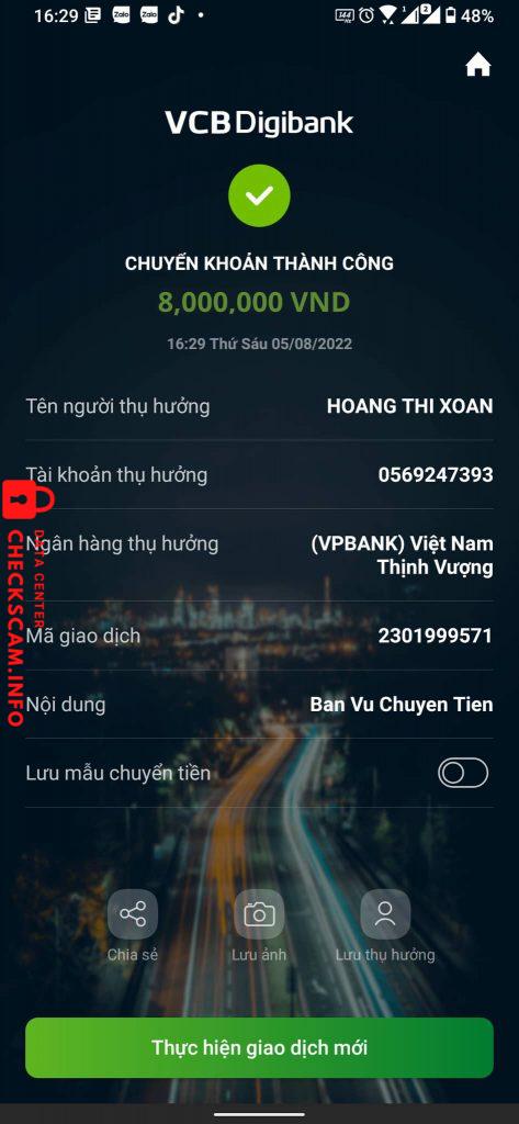 Ebidensya laban sa Hoang thi xoan