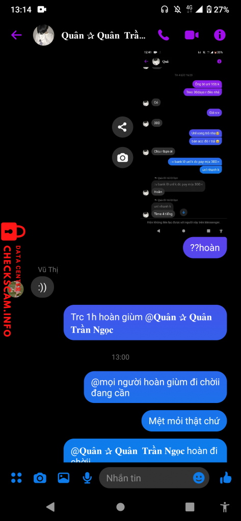 Ebidensya laban sa Trần Quân Ngọc