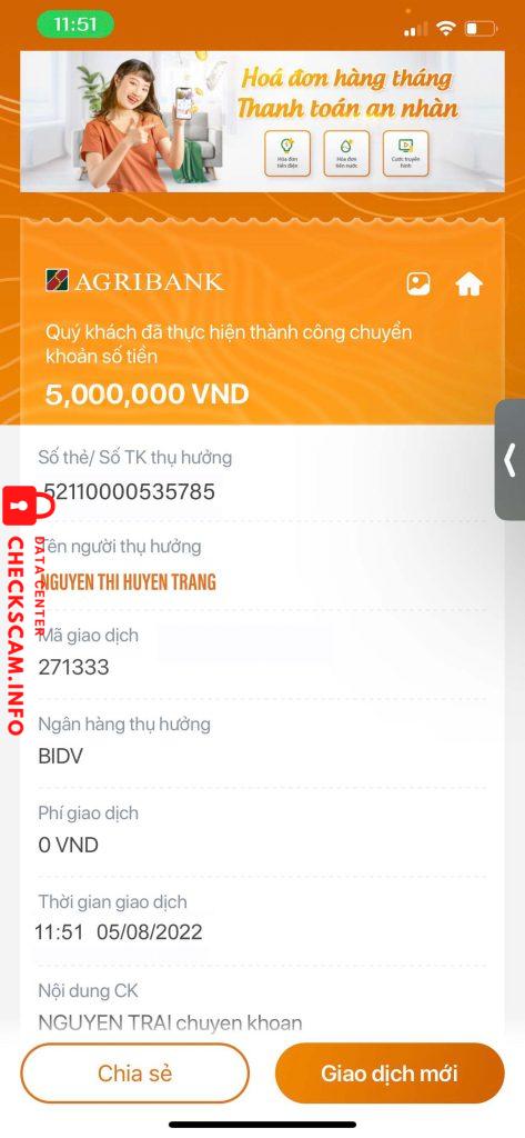 Ebidensya laban sa NGUYEN THI HUYEN TRANG