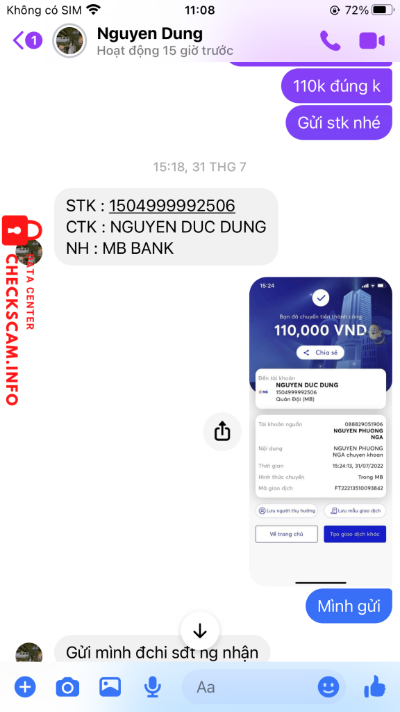 Ebidensya laban sa NGUYEN DUC DUNG