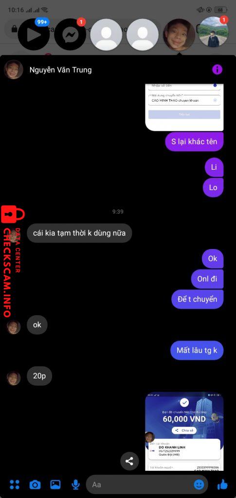 Ebidensya laban sa Đỗ Khánh Linh