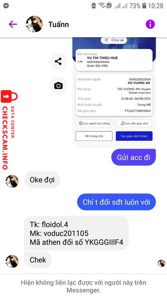 Ebidensya laban sa Phạm Văn Tuấn