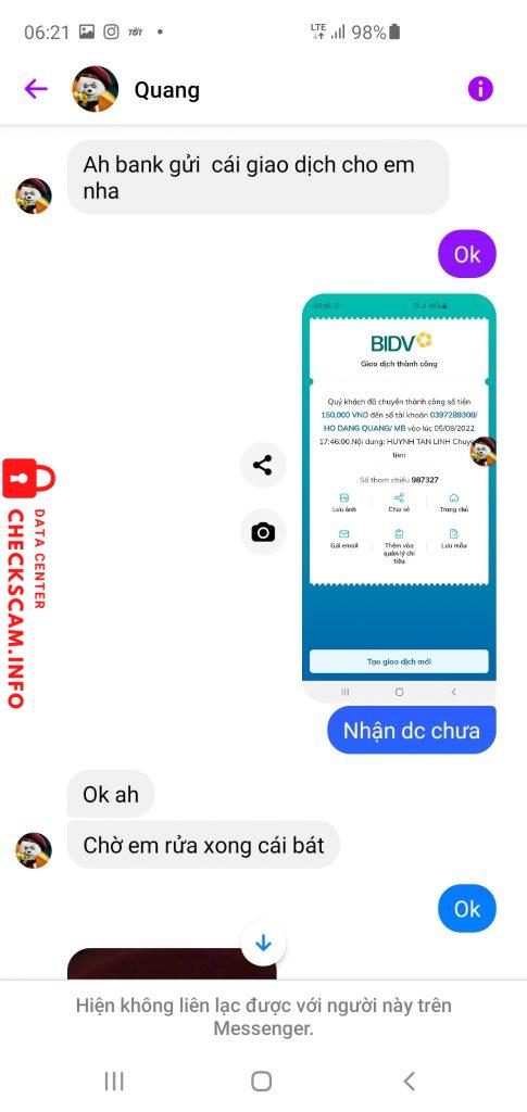 Ebidensya laban sa Ho Dang Quang