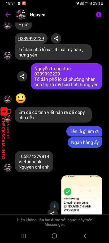 Ebidensya laban sa Nguyen Chi Anh