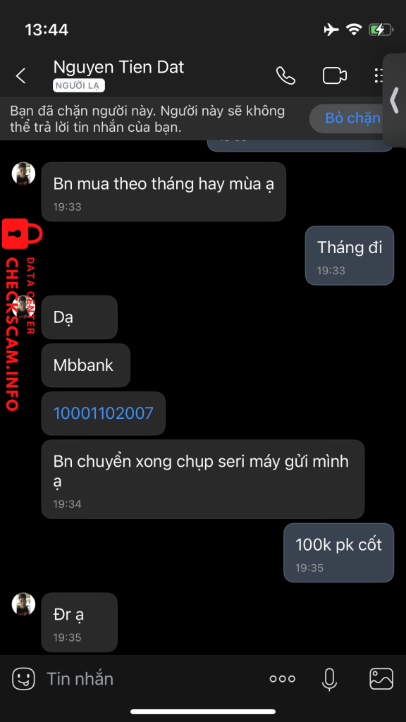 Ebidensya laban sa Nguyen Tien Dat