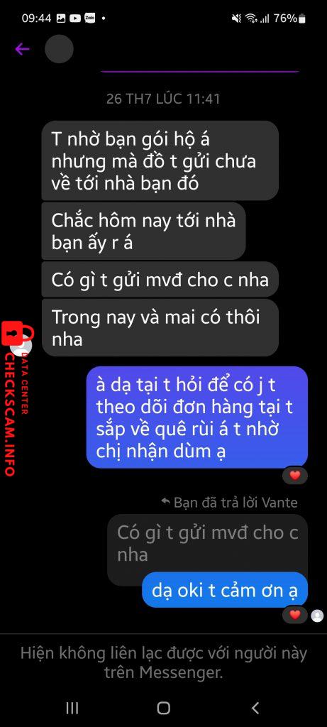 Ebidensya laban sa Phan Thi Thu Van