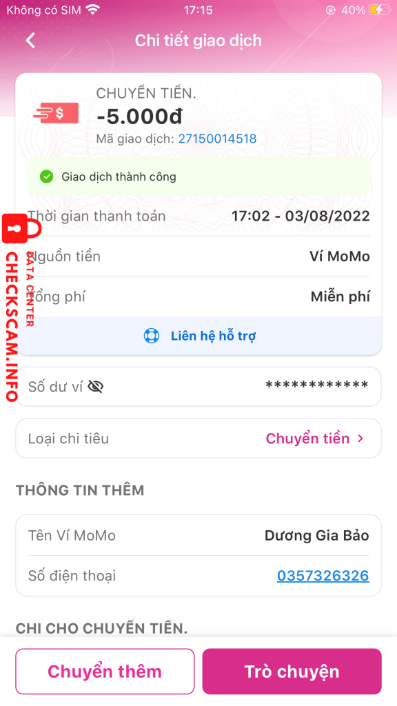 Ebidensya laban sa Dương Gia Bảo