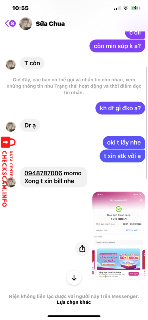 Ebidensya laban sa Tran Kim Nguyen ( Sữa Chua )