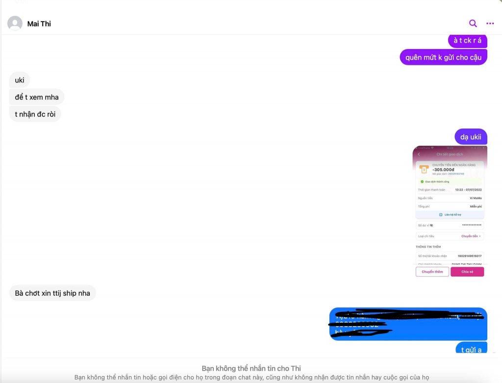 Ebidensya laban sa Dang Thi Thu Oanh