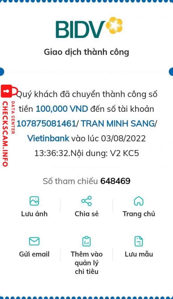 Ebidensya laban sa TRAN MINH SANG