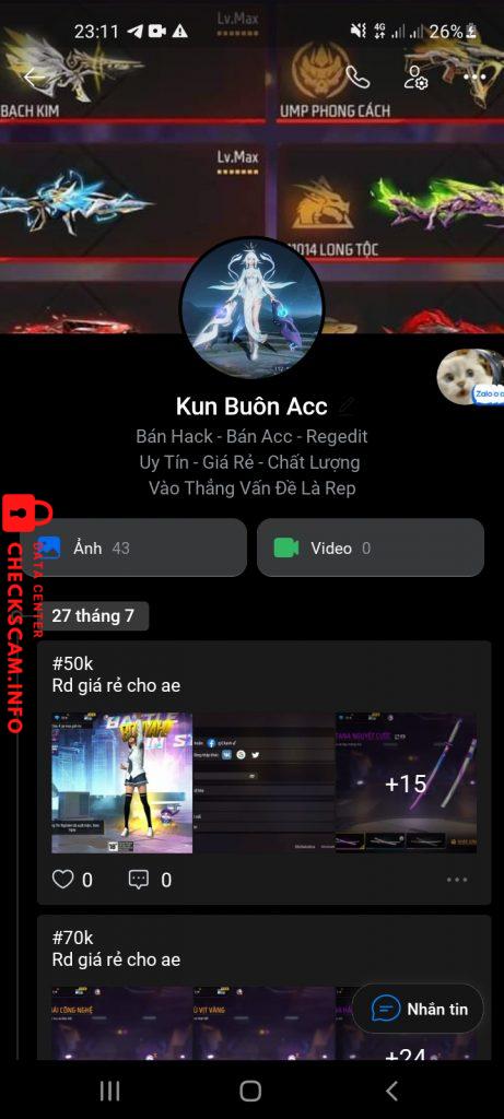 Ebidensya laban sa Kun Buôn Acc