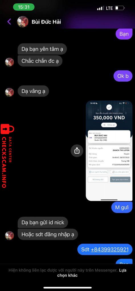 Ebidensya laban sa BÙI ĐỨC HẢI