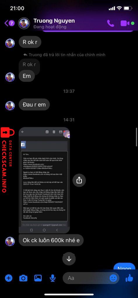 Ebidensya laban sa Nguyễn Đan Trường