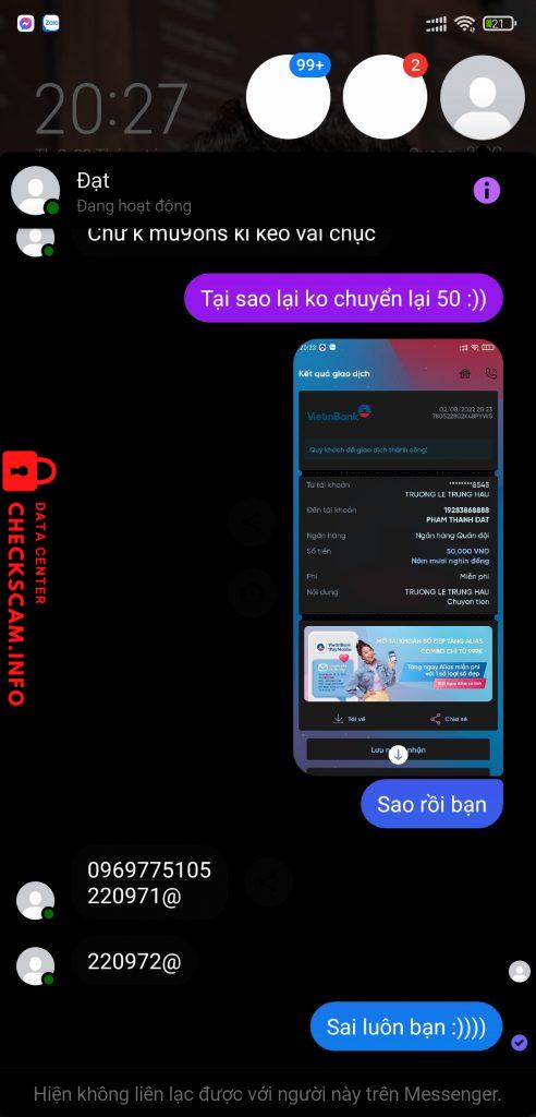 Ebidensya laban sa Phạm thanh đạt