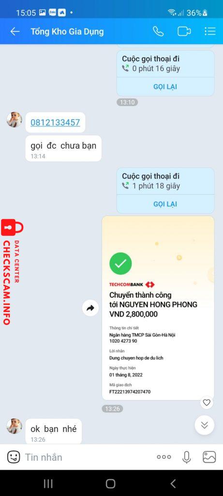 Ebidensya laban sa Nguyen Hong Phong