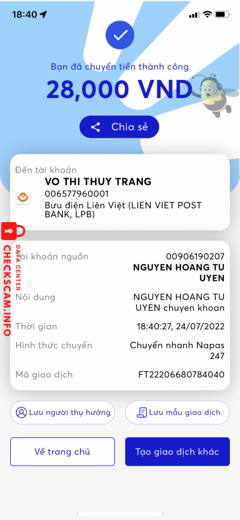 Ebidensya laban sa VO THI THUY TRANG