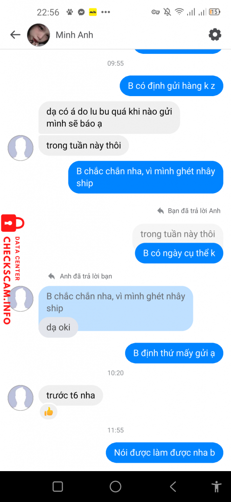 Preuves contre Bui Anh Ngoc Thu