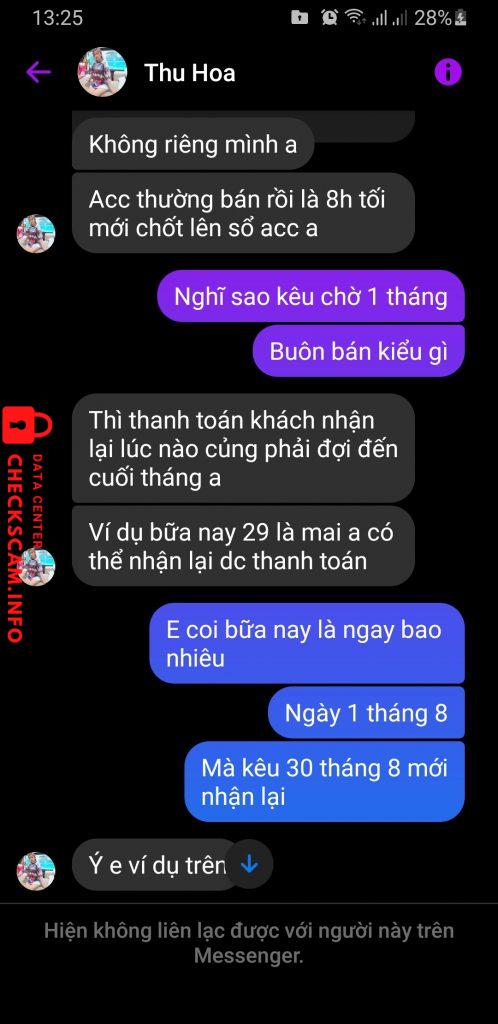 Ebidensya laban sa Nguyễn Thị Thu Hoa