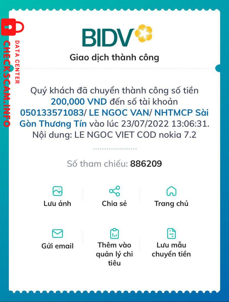 Ebidensya laban sa le ngoc van