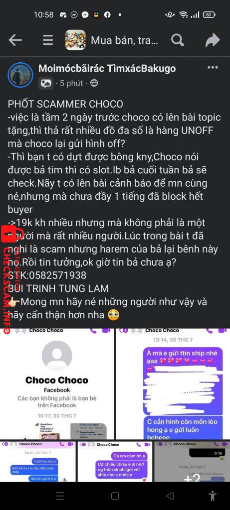 Ebidensya laban sa BUI TRINH TUNG LAM