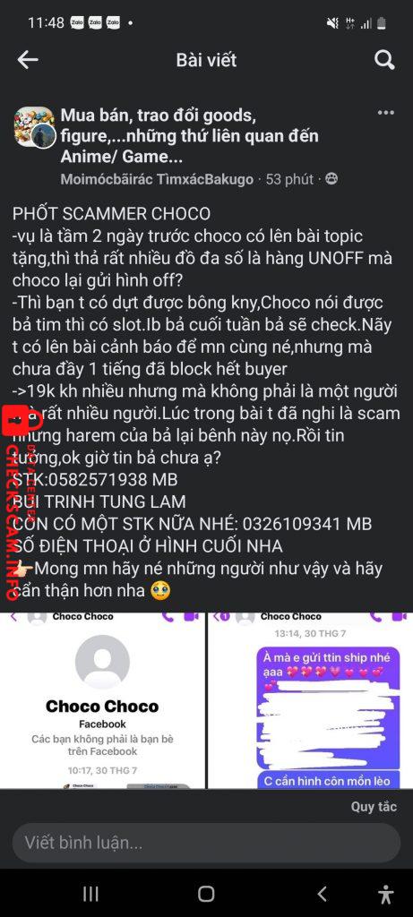 Ebidensya laban sa BUI TRINH TUNG LAM