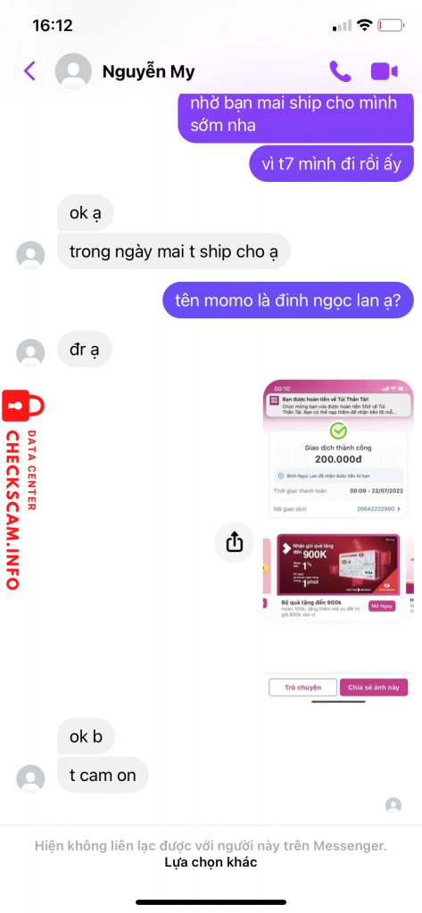 Preuves contre Đinh Ngọc Lan