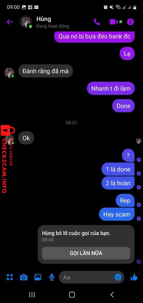 Ebidensya laban sa NGUYỄN VĂN HÙNG