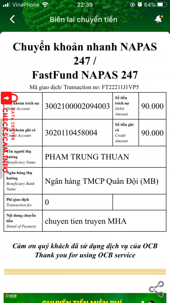 ဆန့်ကျင်သက်သေ Phạm Trung Thuận