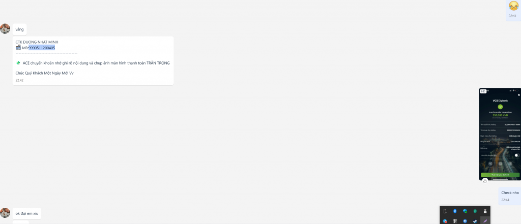 Ebidensya laban sa DUONG NHAT MINH