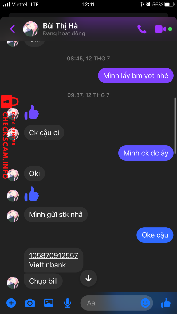 Preuves contre TRAN DINH TOAN