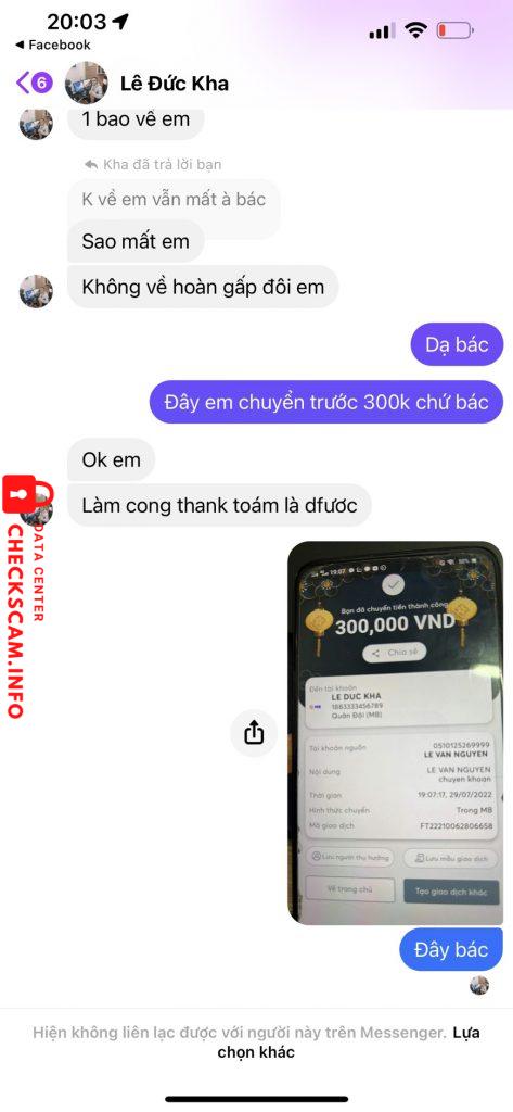 Ebidensya laban sa Lê đức kha