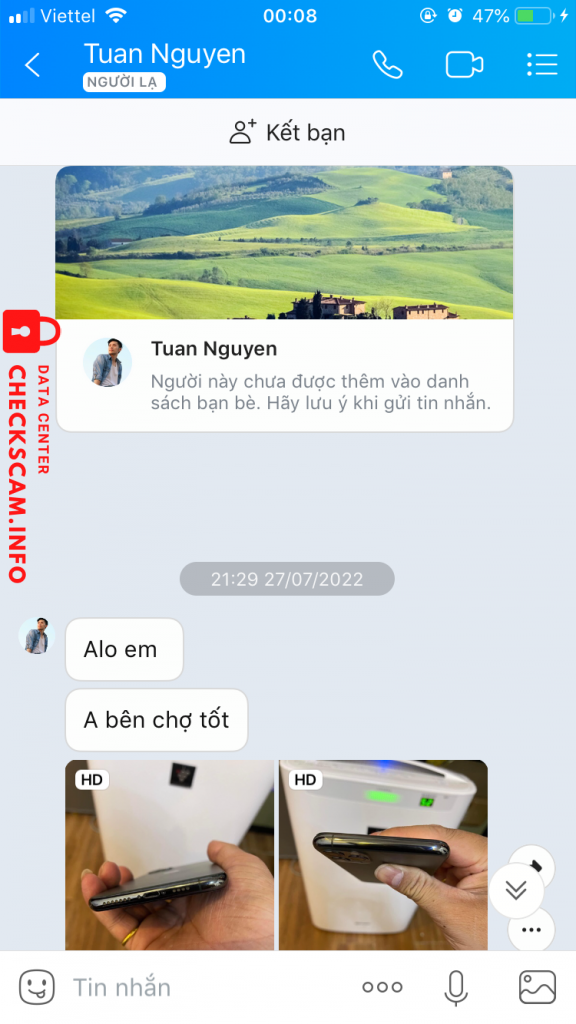 Доказательства против Nguyễn Thế Tuân