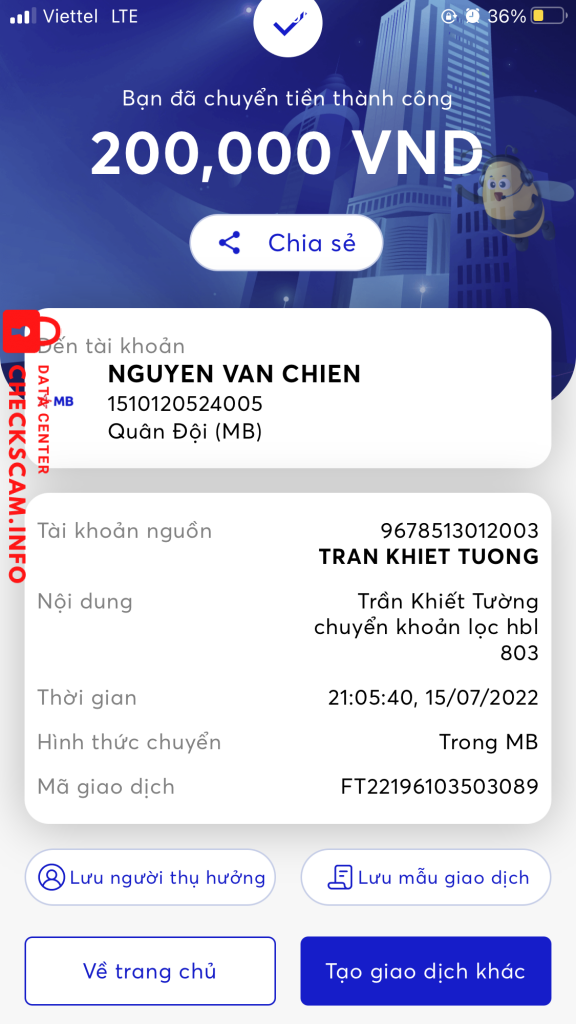 ဆန့်ကျင်သက်သေ Nguyen Van Chien