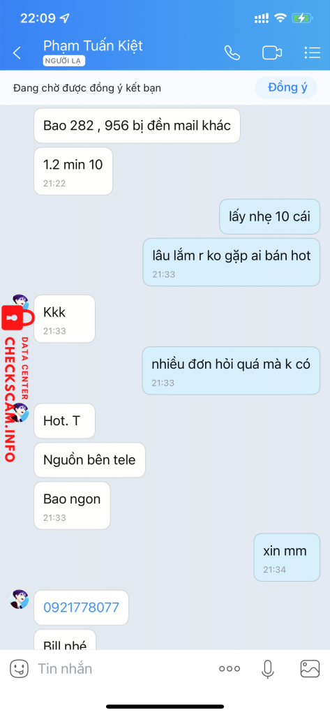 Ebidensya laban sa Phạm Tuấn Kiệt