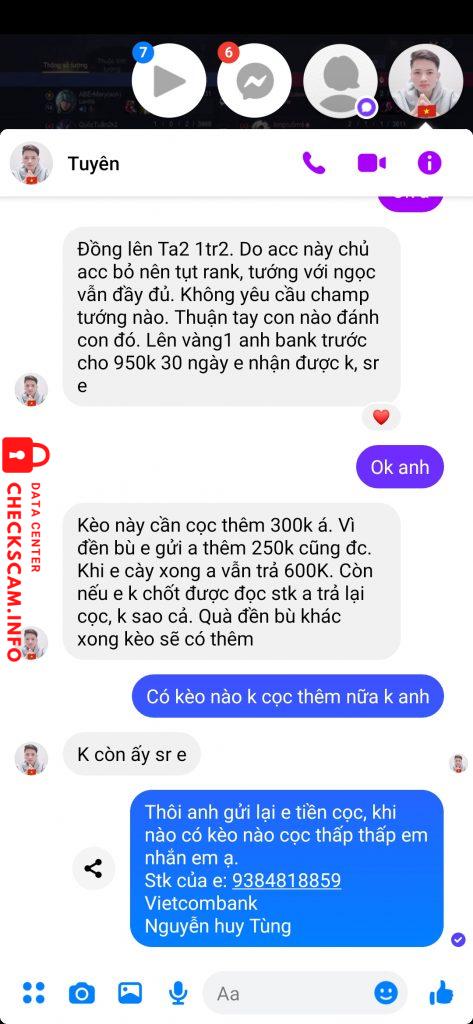 Ebidensya laban sa Bui Van Tuyen