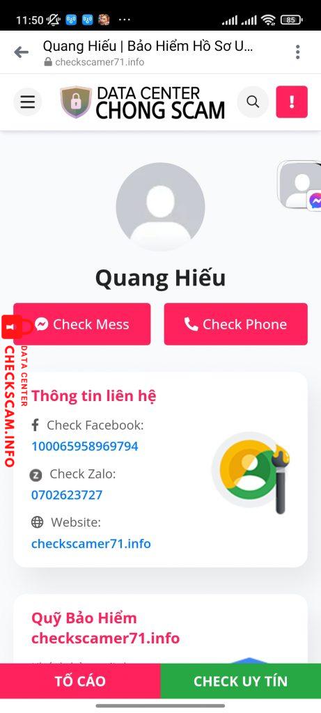Ebidensya laban sa Quang Hiếu