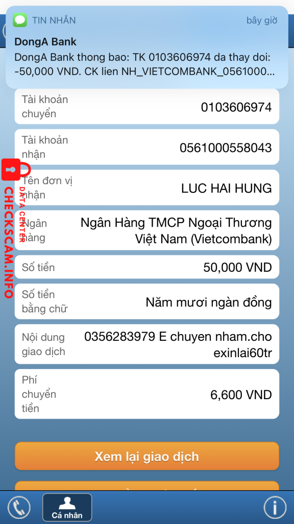 Ebidensya laban sa Luc hai hung