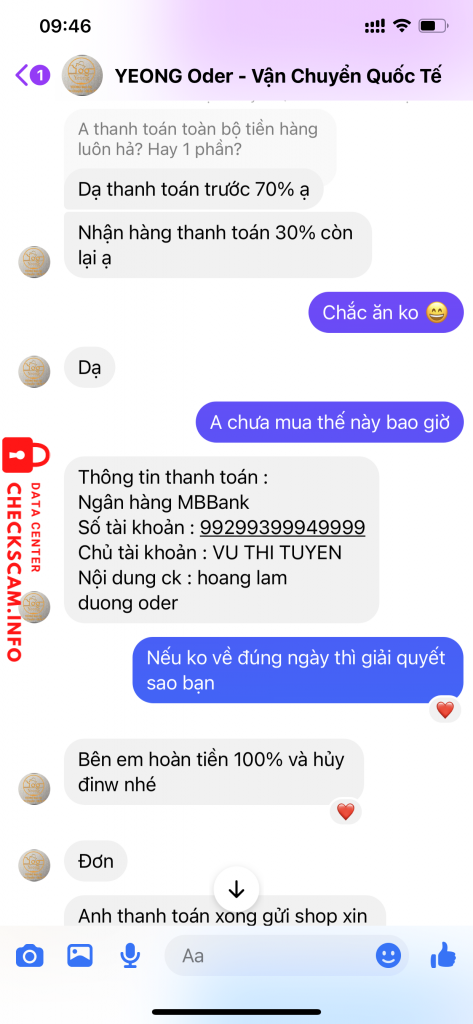 Ebidensya laban sa VU THI TUYEN