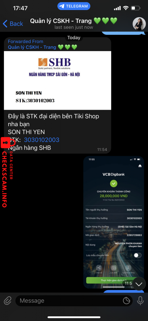 Ebidensya laban sa SON THI YEN