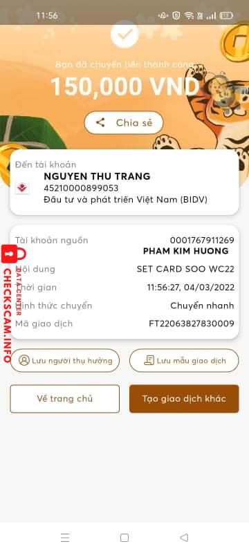 Ebidensya laban sa NGUYEN THU TRANG