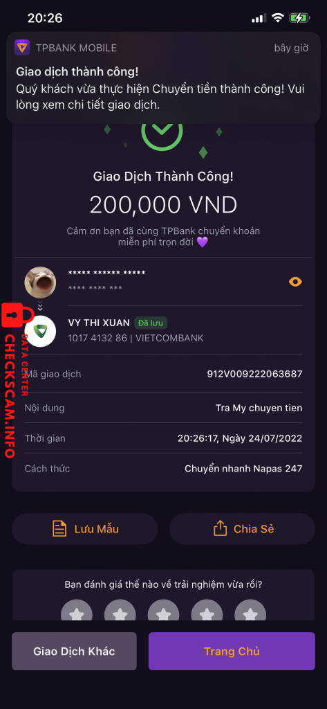 Ebidensya laban sa VY THI XUAN