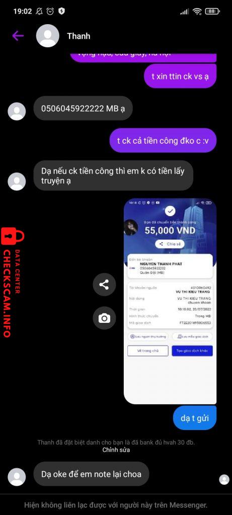 针对的证据 NGUYEN THANH PHAT