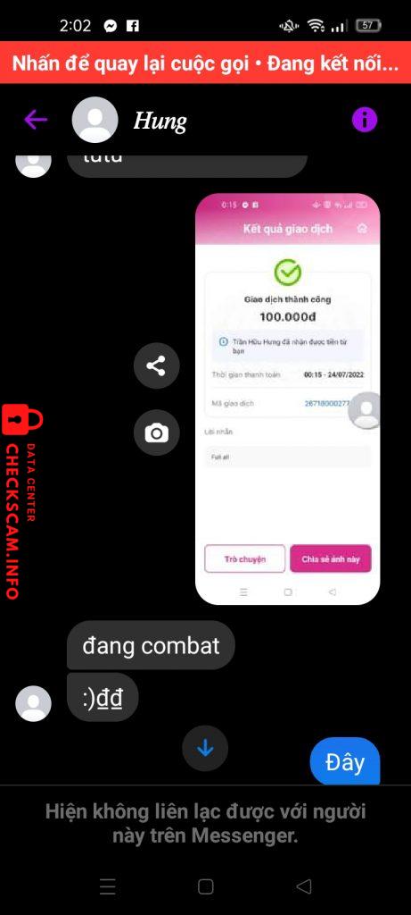 针对的证据 TRÂN HUU HUNG