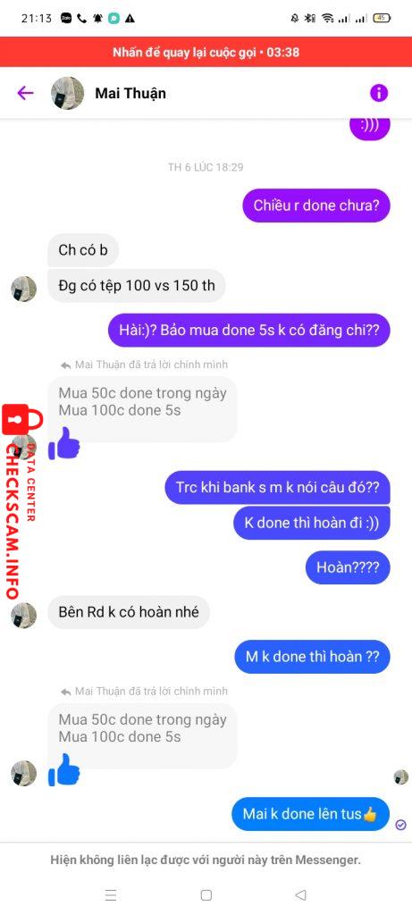 ဆန့်ကျင်သက်သေ Trần Thị Đào