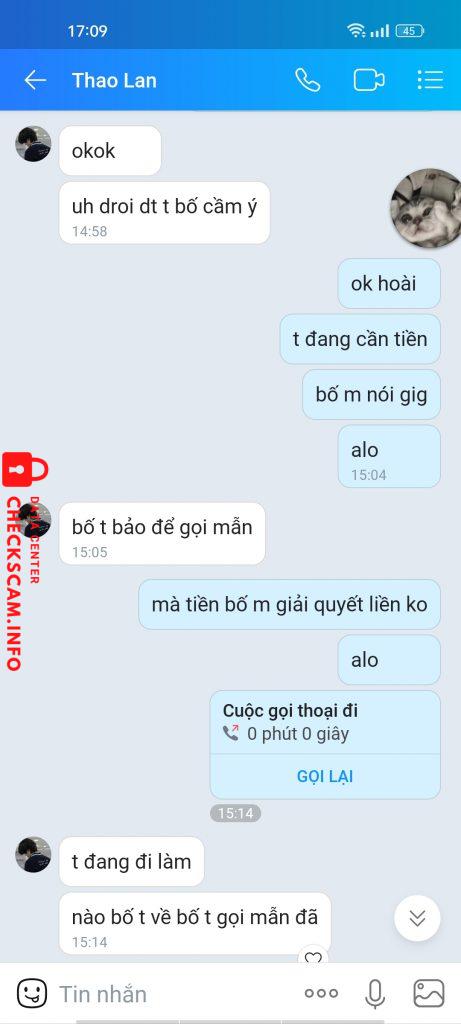 Ebidensya laban sa Nguyễn Lê Thảo Lan