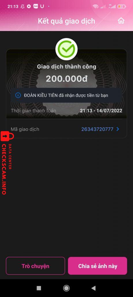 Ebidensya laban sa Đoàn Kiều Tiên