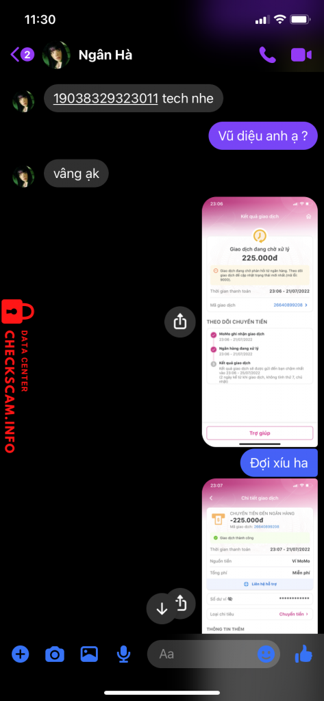 Ebidensya laban sa Vu Dieu Anh